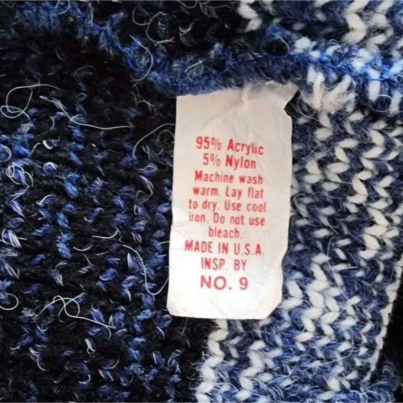 SCANDIA Nordic Sweater Fair Isle Men's Small Vintage 80s 90s Made in USA - Picture 6 of 6